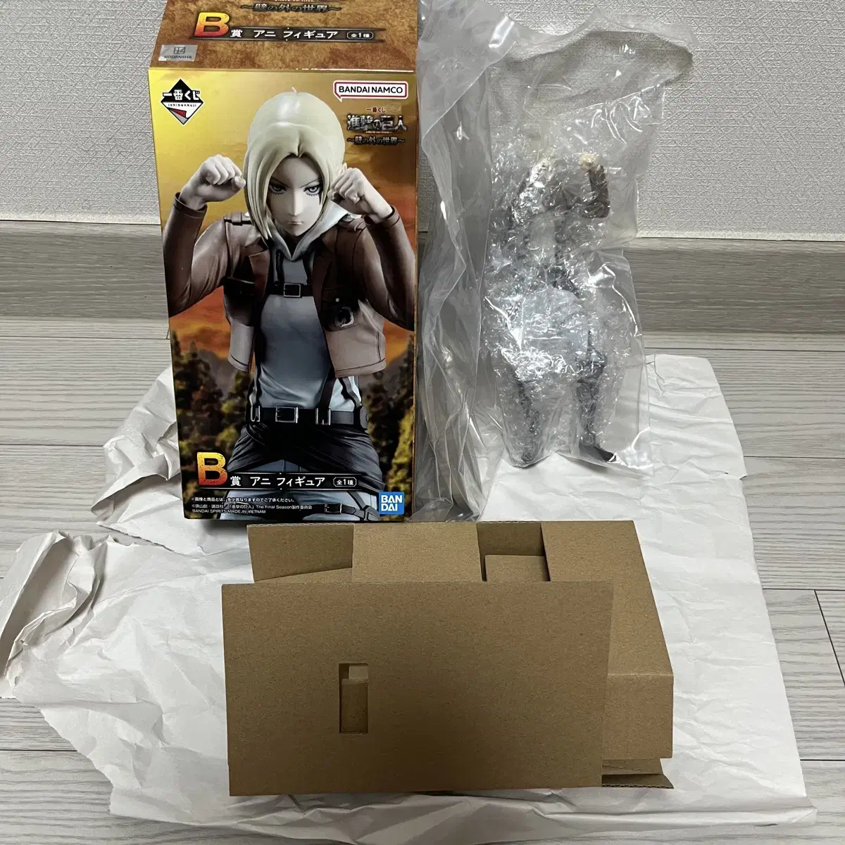 一番くじ 進撃の巨人 アニ・フィギュア BANDAI 買取】B賞 アニ フィギュア 一番くじ 進撃の巨人～壁の外の世界